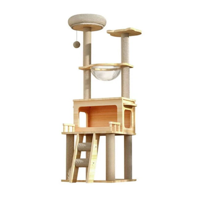 캣타워스크래쳐숨숨집투명