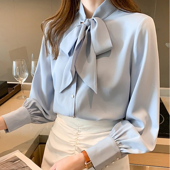 리본블라우스