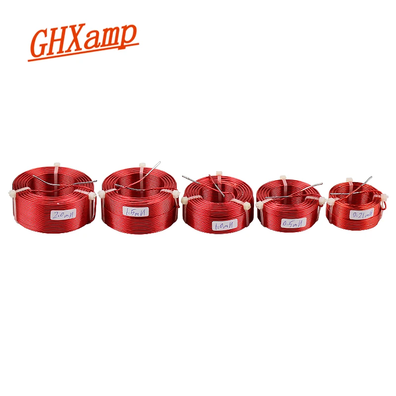 GHXAMP 1PCS 1.2mm 스피커 크로스 오버 인덕터 코일 무산소 구리 주파수 분배기