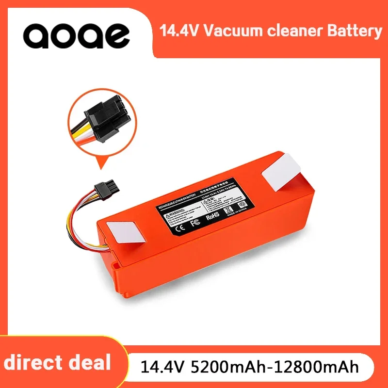 Xiaomi Roborock S55 S60 S65 S50 S51 S5 MAX S6 부품 용 100% 오리지널 BRR-2P4S-5200S 로봇 식 진공 청소기 교체 배터리